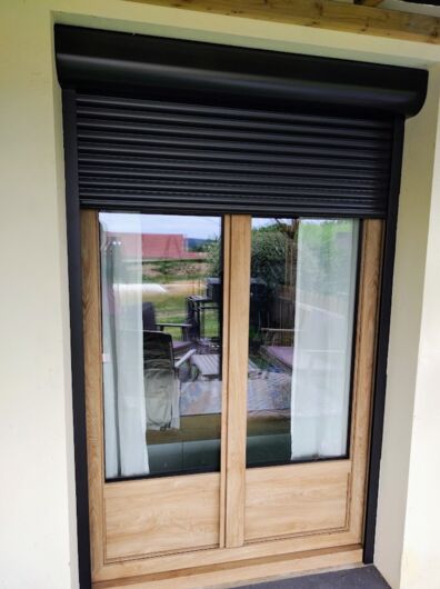 Porte fenêtre et volet
